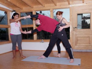 Yoga am Kunstfeld Partneryoga