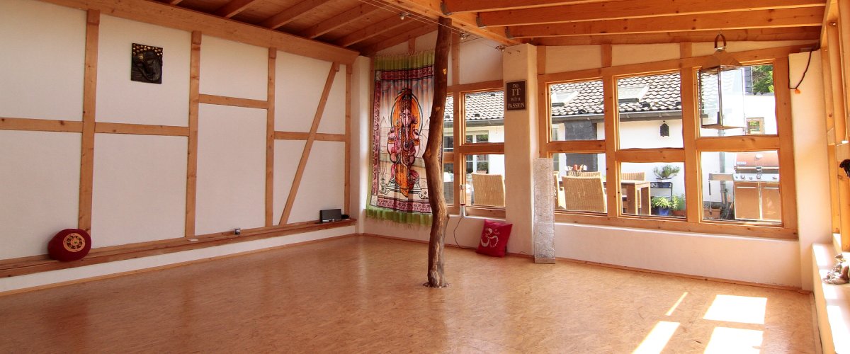 Yoga am Kunstfeld Impressionen - Yogahaus innen